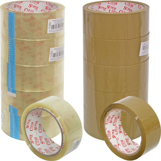 Justnote Noisy Packaging Film 48mm x 66m Brown 6pcs Brown