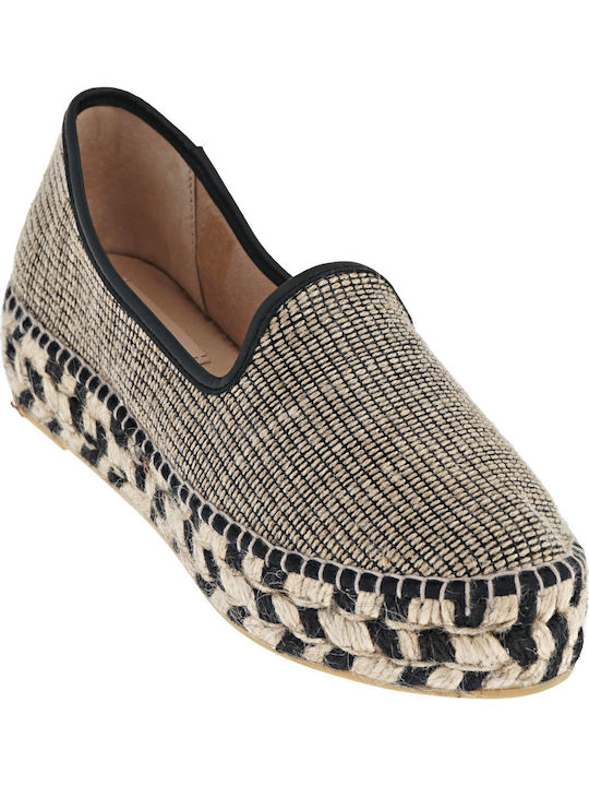 Gaimo Ronson Damen Espadrilles in Beige Farbe