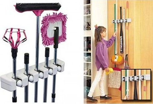 Handy 5 Positions Mop & Broom Holder 57149