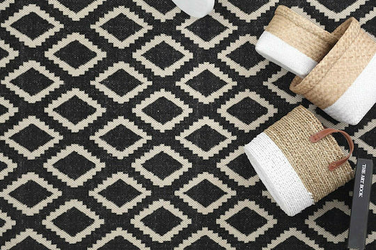 Royal Carpet Flox 3 Χαλί Ορθογώνιο Καλοκαιρινό Ψάθινο Black 67x140cm