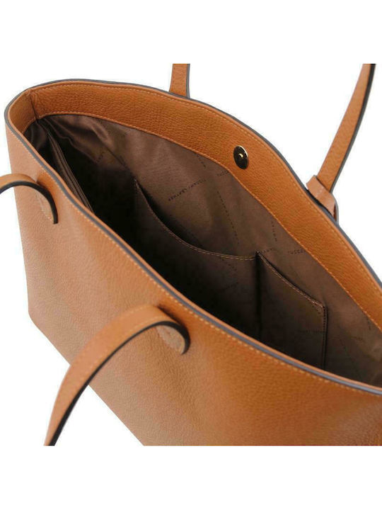 TL Leather Women's Bag Shopper Shoulder Tabac Brown