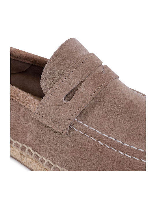 Hamptons Loafers Suede Γυναικείες Εσπαντρίγιες Vintage Taupe