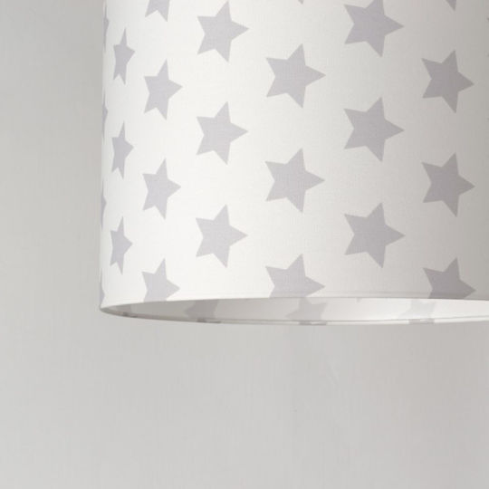 Veis Hesperis Big Stars Einfaches Licht Kinderdeckenleuchte Deckenleuchte 60W mit Fassung E27 Weiß