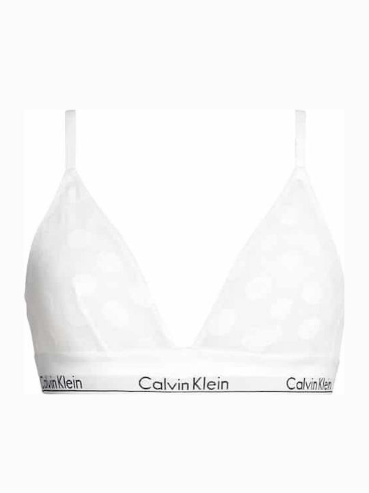 Calvin Klein Бял Женски бралет сутиен QF5845E-100