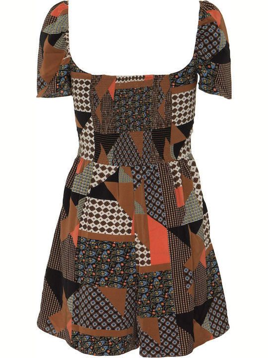De Damă Mâneca scurta Short întreg Multicolor