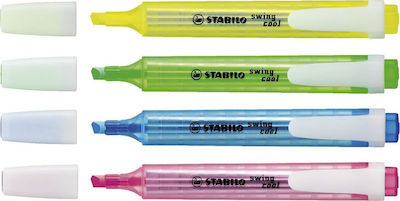 Stabilo Swing Cool Highlighters 4mm Multicolour 4pcs 275/4