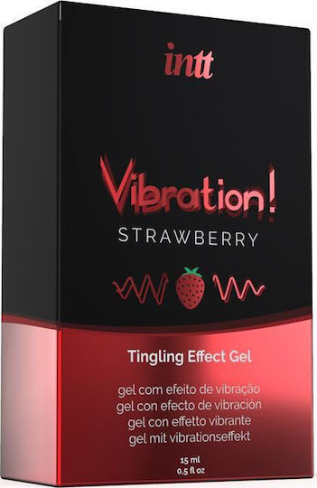 intt Vibration! Stimulant Gel with Scent Strawberry 15ml