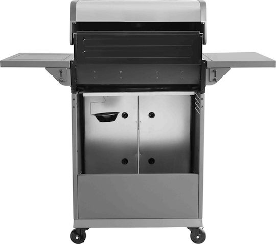 Thermogatz Elite GS Gas Grill with Cast Iron Grate 60x42cm with 3 Burners 9kW and Side Burner 2.5kW