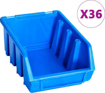 vidaXL Plastic Tool Bin Organiser