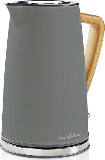Nedis Kettle 1.7lt 2200W Gray