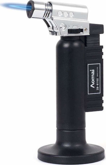 Kitchen Torch with Temperature Setting Lomai Black ΖΒ-8102