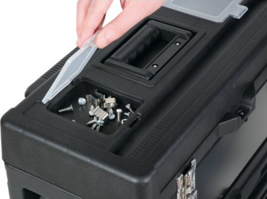 Beta Wheeled Plastic Tool Carrier 3 Slot with Toolbox W72.2xD49.5xH30.6cm C43