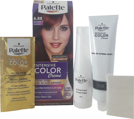 Palette Intensive Color Creme Боя за коса 6.88 Ярко червено 50мл