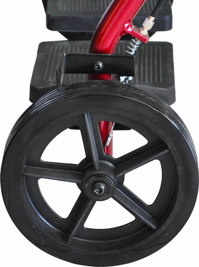 Wimed Rolly-2 Foldable Wheeled Aluminum Walker Red