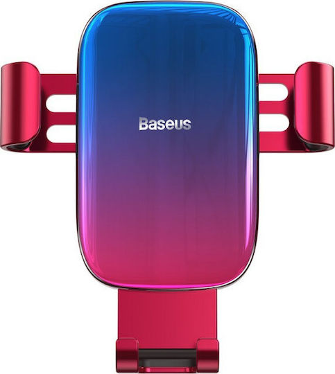 Baseus Glaze Gravity Car Mobile Mount with Adjustable Hooks Red