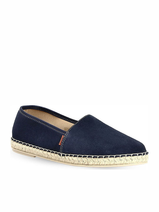 Women's Suede Espadrilles Navy Blue