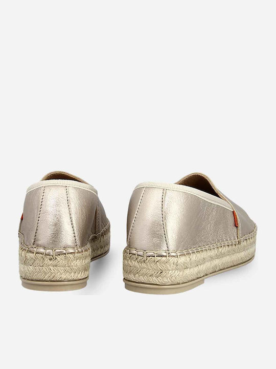Women's Leather Espadrilles Sand