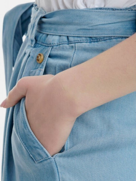 Women's Jean High-waisted Shorts Blue
