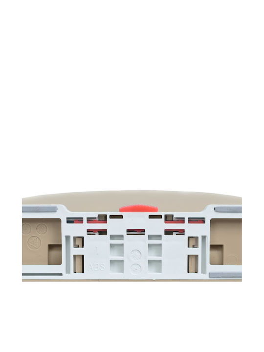 vidaXL Καπάκι Λεκάνης Soft Close Πλαστικό 46x34cm Μπεζ