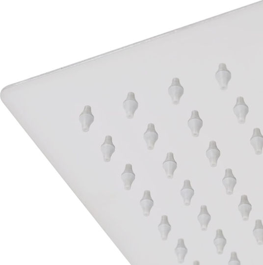 vidaXL Rectangulare Cap de duș 40x30cm Inox