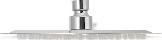 vidaXL Στρογγυλή Κεφαλή Ντουζ 20cm Inox