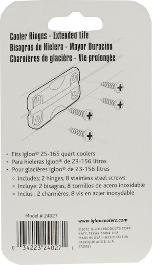 Igloo Fridge Spare Part made of Plastic Black