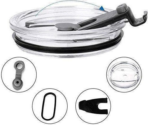 Healthy Human Spare Lid for Thermos 355ml made of Plastic Transparent
