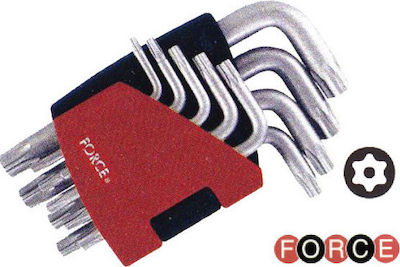 Force T-Shaped Torx Wrench T10 9pcs