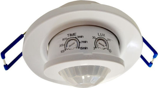 V-TAC VT-8030 Ενσύρματος Αισθητήρας Κίνησης Υπερύθρων 360° Εμβέλειας 8m