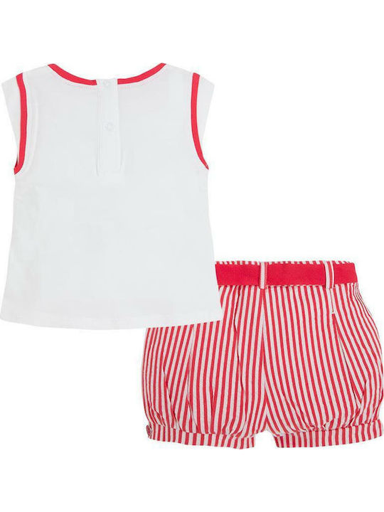 Mayoral Kids Set with Shorts Summer 2pcs White