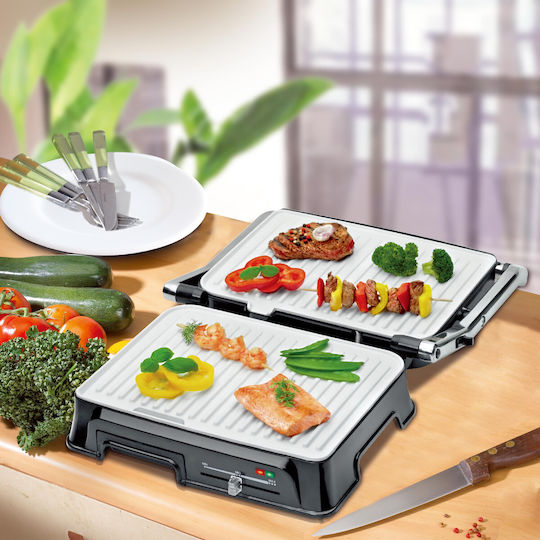 Harper HGE280CN Sandwich Maker Grill with Ceramic Plates 2000W Black