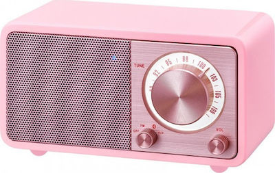 Sangean WR-7 Tabletop Radio Rechargeable with Bluetooth Pink