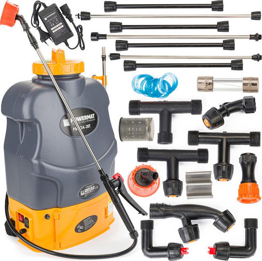 Powermat 12 V Rückenspritze 12V mit Batterie 15Ah mit Kapazität 20Es 4.5bar