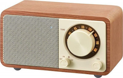 Sangean WR-7 Tabletop Radio Rechargeable with Bluetooth Brown