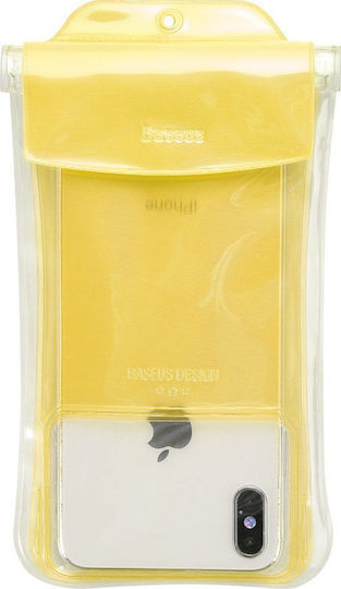 Baseus Safe Airbag Wasserdichtes Gehäuse bis 6.5" Gelb ACFSD-C0Y