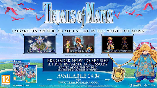 Trials of Mana Игра за Switch
