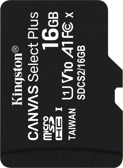 Kingston Canvas Select Plus microSDHC U1 V10 A1 UHS-I 100MB/s