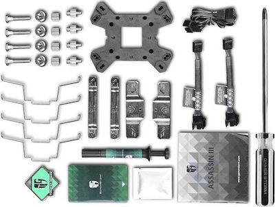 Deepcool Assassin III Охладител за ЦПУ Двойен вентилатор за Socket /A/M/4/1/1/5/x/ Черен