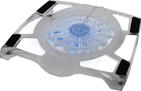 Esperanza Sirocco Cooling Pad for Laptop up to 15.6" with 1 Fan and Lighting White