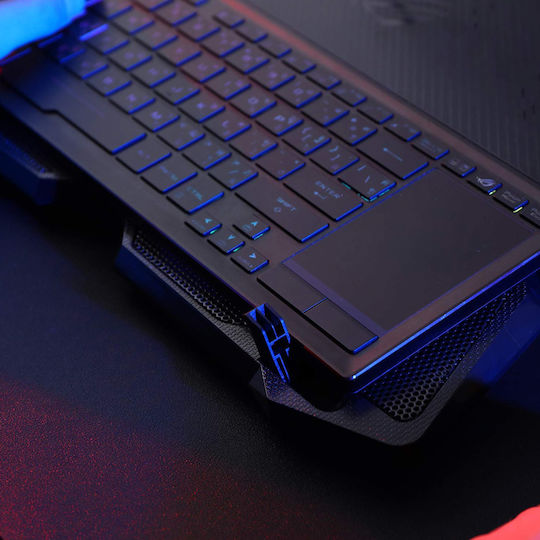 KlimTechs Wind K26 Cooling Pad για Laptop έως 16" με 4 Ανεμιστήρες και Φωτισμό