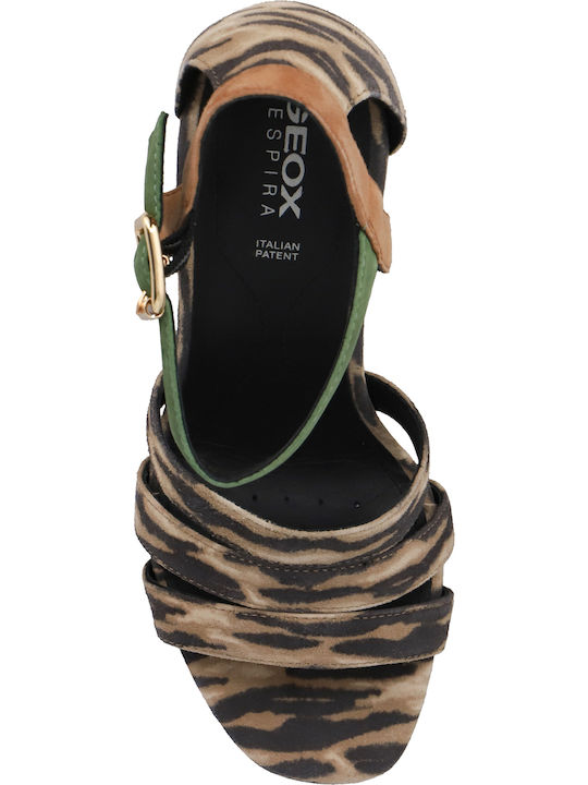 D Genziana Leather Sandals Multicolour