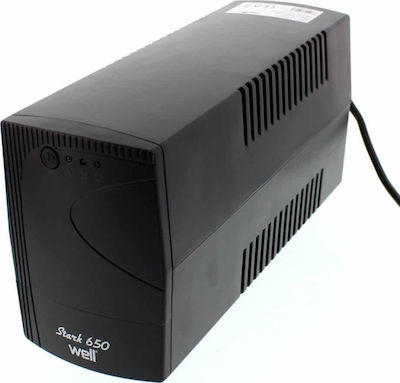 Well Stark 650 UPS Off-Line 650VA 360W cu 2 Schuko Prize