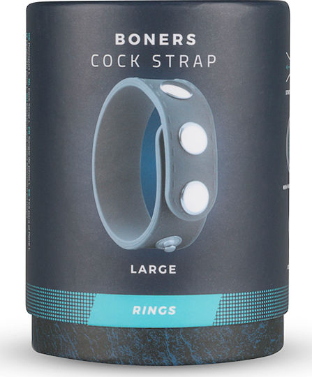 Boners Cock Strap L Пръстен Петел Силикон Сив