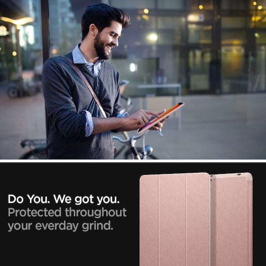 Spigen Urban Fit Flip Cover Plastic / Fabric Rose Gold (iPad 2019/2020/2021 10.2'') ACS01061