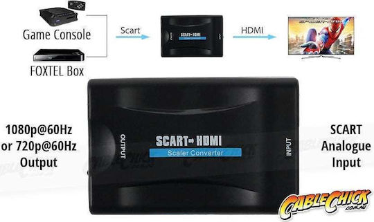 Konverter HDMI weiblich zu Scart weiblich 1Stück