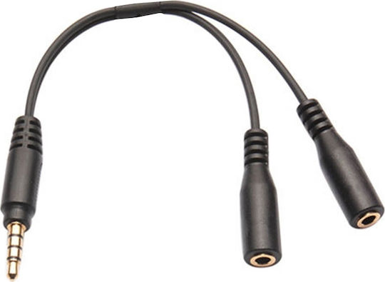 Cablexpert Converter 3.5mm male to 3.5mm 2x female 1pcs