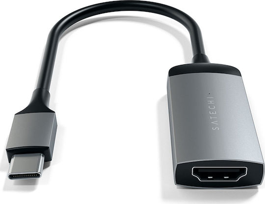 Satechi Μετατροπέας USB-C male σε HDMI female Γκρι 1τμχ ST-TC4KHAM