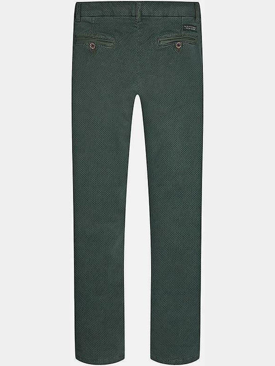 Mayoral Kids Fabric Trousers Green