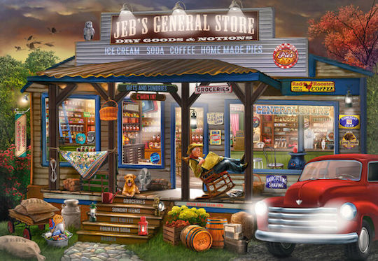 Jeb's General Store Puzzle 2D 1000 Pieces