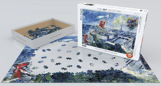Le Bouquet de Paris by Marc Chagall Puzzle 2D 1000pcs